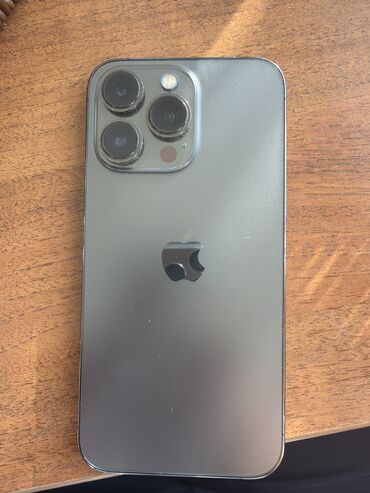 поко х7 про цена ош: IPhone 13 Pro, Колдонулган, 128 ГБ, Natural Titanium, Коргоочу айнек, Каптама, 82 %
