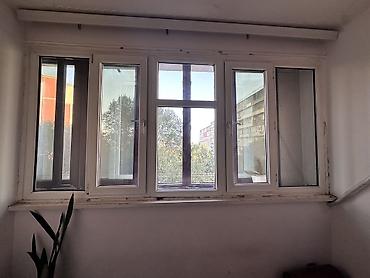 vitraj: PVC plastik pəncərə bloku - Material: ağ rəngli PVC profil, ikiqat — 10