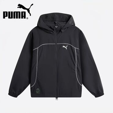 сколько стоит резиновый член: Черная ветровка с капюшоном от Puma, оснащенная контрастными белыми