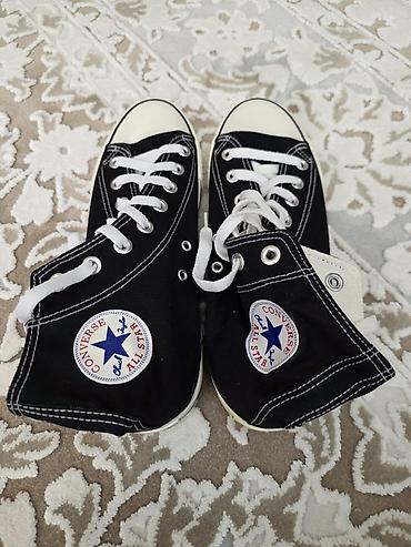 Высокие чёрные кеды в стиле Converse All Star Размер: 40 Цвет: чёрный