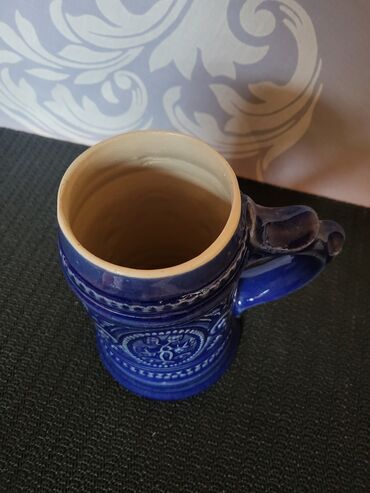 Čaše: Krigla nova rucni rad nemacka iz 70ih.god. Krigla rucni rad,rucno — 5