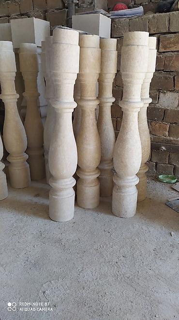 Обшивка лестниц: Балясины,перилы,тумбы из Сары таш — 9