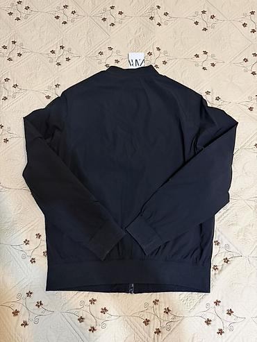 бомбер мужской: Мужской бомбер ZARA, абсолютно новый, черный, размер M — 2