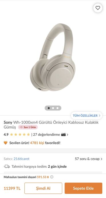 sony wh 1000xm4 baku: Yenidir,ciddi alıcılar əlaqə saxlaya bilər