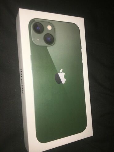 green velosiped: IPhone 13, 256 GB, Alpine Green, Zəmanət