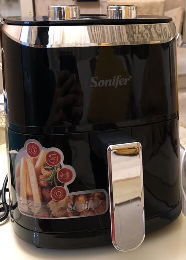 air frier: Фритюрница Sonifer, Без масла л, Новый, Бесплатная доставка