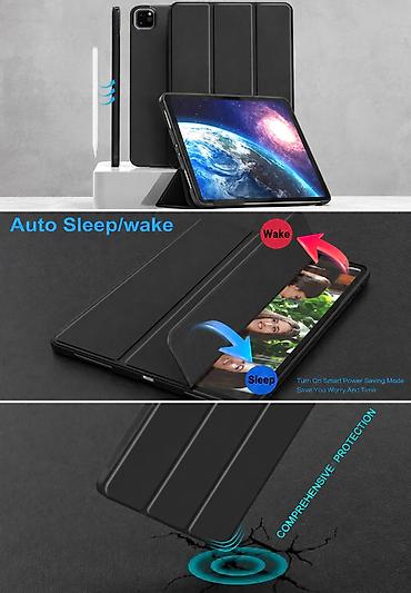 Nova crna Smart Folio zaštitna maska za iPad Air 11” M4 (2026)
