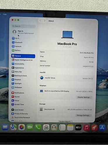 Ноутбуки Apple (MacBook): Для программирования, Б/у, Apple M1 Pro, ОЗУ, RAM: 16 ГБ — 10