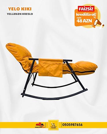 Kreslolar: Yeni, Kreslo-kaçalka, Parça, Kredit var, Şəhərdaxili pulsuz çatdırılma — 6