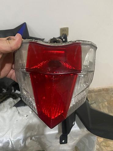 Moto arxa stop işığı və siqnal blokası - Növ: Motosiklet üçün arxa
