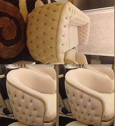 Divan və kreslo dəstləri: Divan kreslo desti. Divanda hec bir difekt problem yoxdur 2 kresloda — 1