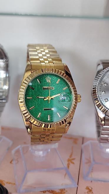 Aksesuarlar: Məhsul: Kvars mexanizmlu kişi qol saatları (Rolex üslubunda Datejust — 2