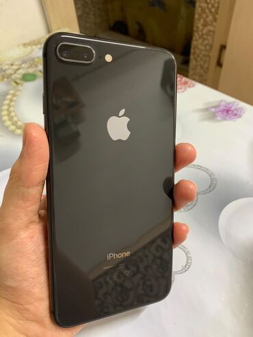iphone 8 черный: IPhone 8 Plus, Б/у, 64 ГБ, Черный, Чехол, 100 %