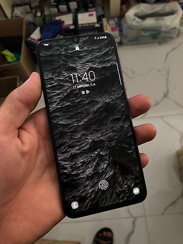 hp 650 fiyat: Samsung Galaxy A70, 128 GB, rəng - Göy, Barmaq izi — 1