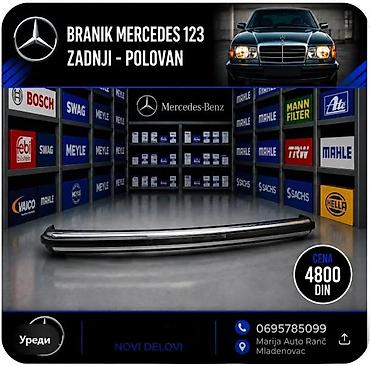 BRANIK MERCEDES 123 PREDNJI I ZADNJI - POLOVAN | Branik za mercedes na lalafo.rs BRANIK MERCEDES 123 PREDNJI I ZADNJI - POLOVAN | Branik za mercedes