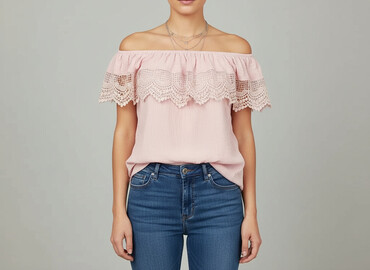 bluzki bawełniane tureckie: Women's blouse, size S