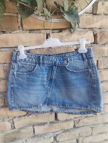 teksas suknjice: ZARA teksas suknja – RASPRODAJA - Veličina: M (EUR M / USA M / MEX 28 — 2