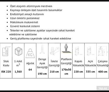Digər avadanlıqlar: Aliminium Teleskopik Nərdivanlar. ❗️Satışı❗️ — 25