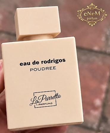 Gözəllik və sağlamlıq: Məhsul: La Parretto Parfums – Eau de Rodrigos Poudrée Təsvir: - Nəcib — 1