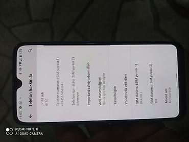 Mobil telefonlar: Xiaomi Mi A3, 64 GB, rəng - Mavi, 
 İki sim kartlı — 3