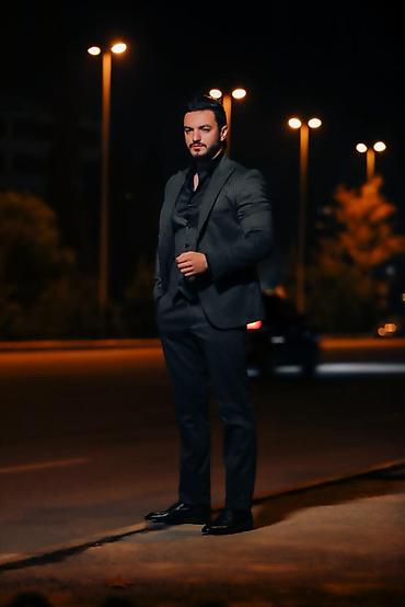 elegant furs: Kişi kostyum dəsti – klassik tünd rəng - 3 parçalı dəst: pencək — 1