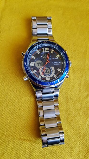 Ručni satovi: Klasični sat, Emporio Armani, Muški — 55
