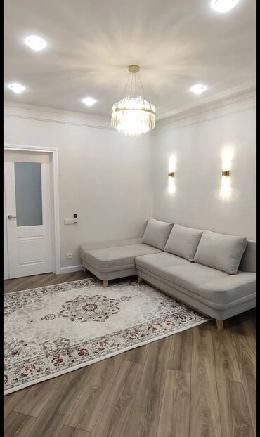 квартиры в кок жар: 1 комната, 48 м², Элитка, 5 этаж, Евроремонт