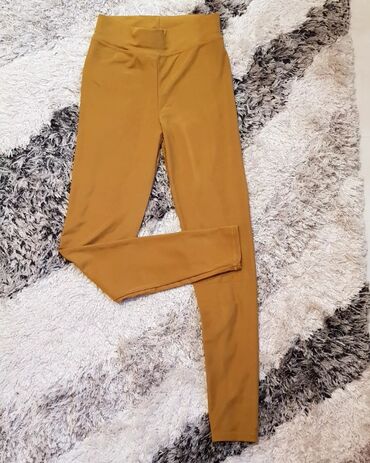 only pantalone: Color - Brown, Single-colored