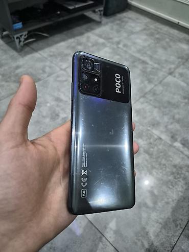 xiaomi note 20 ultra: Poco M4 Pro 5G, 64 GB, rəng - Qara, Face ID, Barmaq izi, Zəmanət — 1