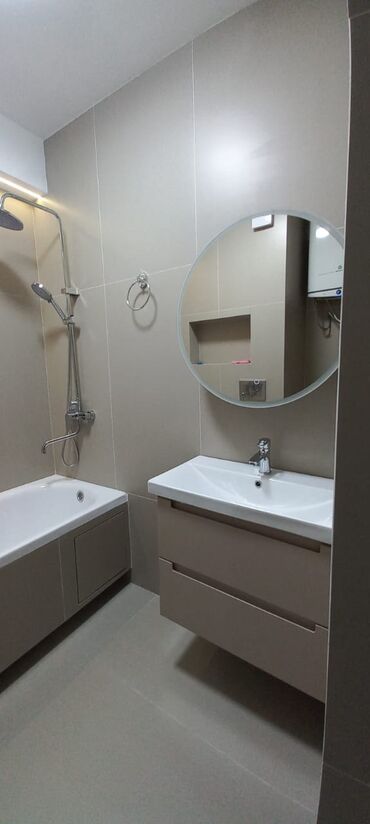 дом на сутки для вечеринки бишкек: 1 комната, 46 м², Элитка, 10 этаж, Дизайнерский ремонт