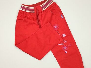 czerwona sukienki na święta damskie: Sweatpants, 2-3 years, 92/98, condition - Good