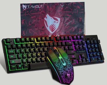 komputer aksesuarları: Gaming klaviatura mouse və mousepad