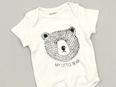 Ubrania dla niemowląt: Body, Fox&Bunny, 6-9 m, 
stan - Idealny