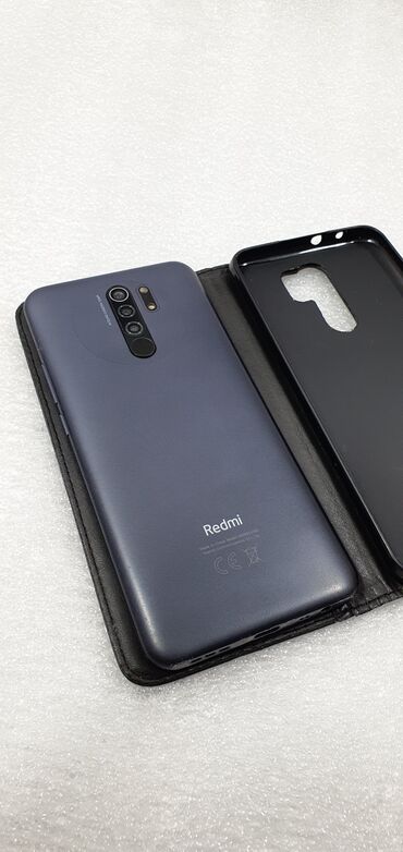 наушники honor: Xiaomi, Redmi 9, Б/у, 32 ГБ, цвет - Черный, 2 SIM