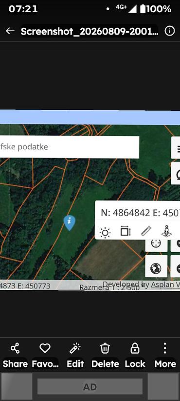 Prodajem livadu 90 ari,po ceni 80 eura po aru. selo Rakova kod Čačka
