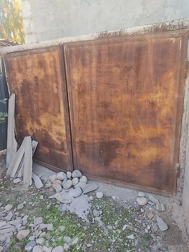 попи: Металлические распашные ворота с калиткой - Конструкция — 1