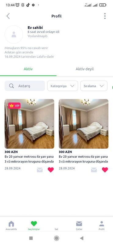 kiraye evler şamaxinka: 50 м², 2 комнаты