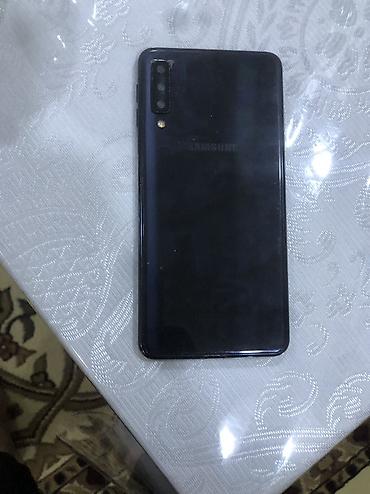samsung tab s4: Samsung Galaxy A7 2018, 64 GB, rəng - Qara, Barmaq izi — 3
