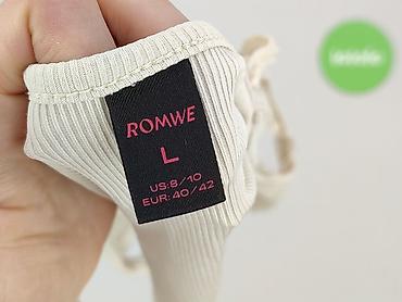 crop: Romwe, Top damski, rozmiar L — 4