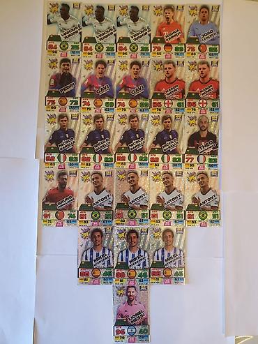 Panini Adrenalyn XL futbol kartları kolleksiyası – parıltılı/special