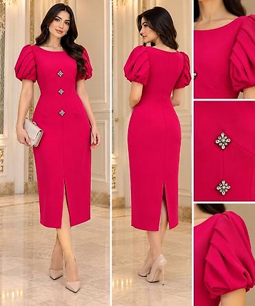 gozel donlar: 🌸 Çəhrayı rəngli ziyafət donu 👗 Ölçü: Əslində L ölçüdür, lakin — 1