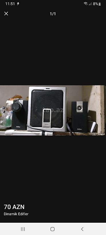 masaustu komputer dəsti: Edifier 2.1 səsgücləndirici sistemi - Marka/model: Edifier (subwoofer — 1