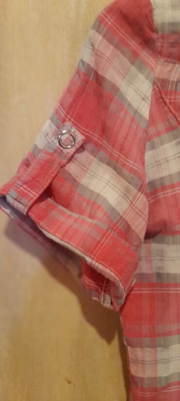 košulje tunika: S (EU 36), M (EU 38), Cotton, Plaid, color - Multicolored