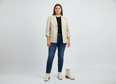 marynarka damska z myszka miki: Moda Italia, Women's blazer, size XL