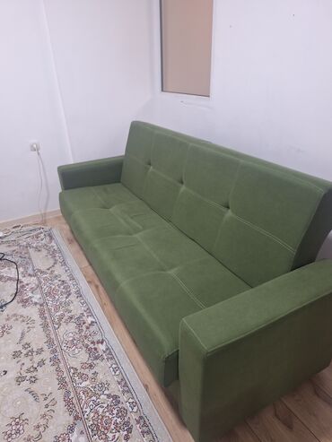каркасная мебель: Диван-кровать, цвет - Зеленый