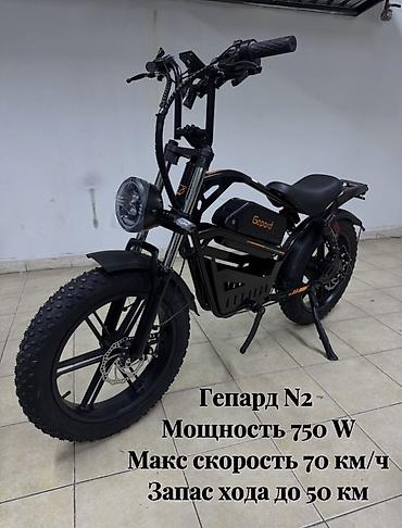 Электровелосипед Gepard N2 - Мотор: 750 W - Максимальная скорость: до at lalafo.kg Электровелосипед Gepard N2 - Мотор: 750 W - Максимальная скорость: до