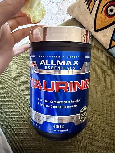 Спорт жана эс алуу: ALLMAX Taurine 3000 мг — это чистый таурин в порошке, который играет — 2