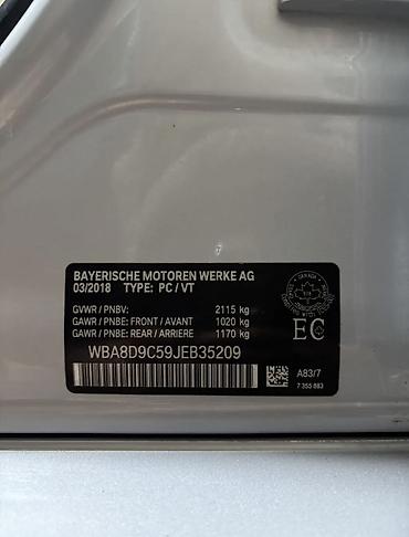 e34 4 4: BMW 3 series: 2018 г., 2 л, Автомат, Бензин, Седан — 6