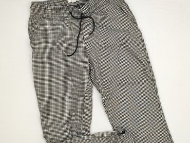 woskowane legginsy z wysokim stanem zara: H&M, Material trousers for women, size XS (EU 34)