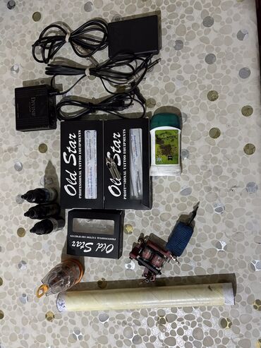 Digər gözəllik və estetika cihazları: Tatu avadanlıqları seti - Klassik coil tipli tatu maşını (qırmızı — 14